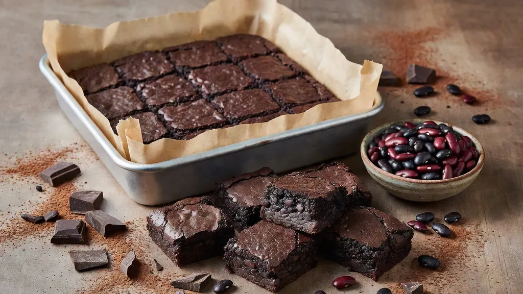 Przepis Na Weganskie Brownie z Fasoli