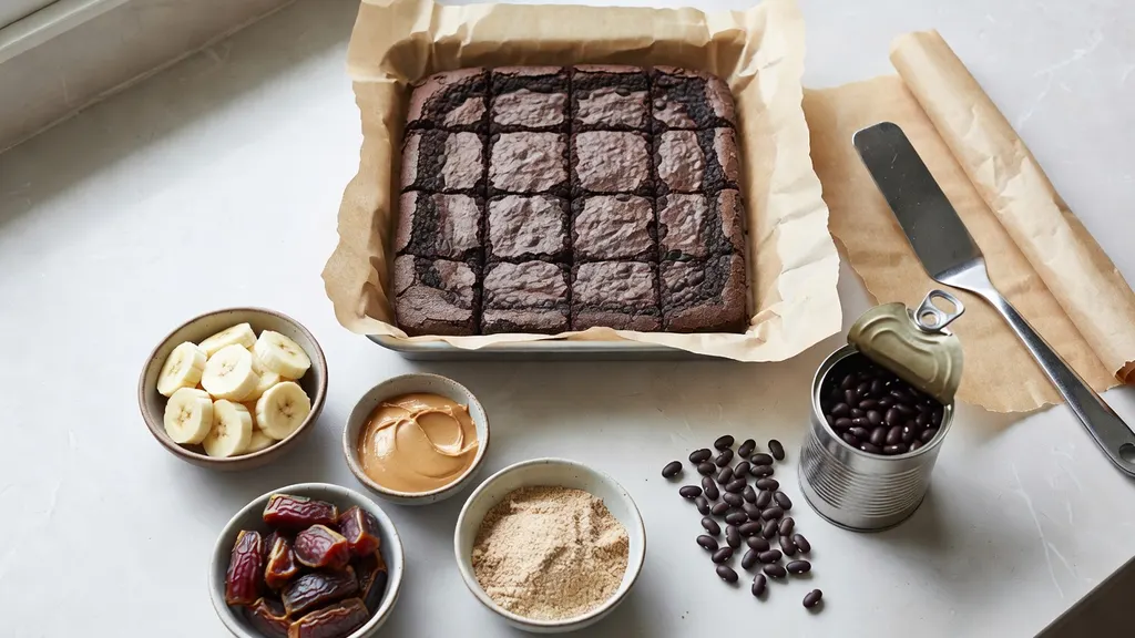 Przepis Na Weganskie Brownie z Fasoli
